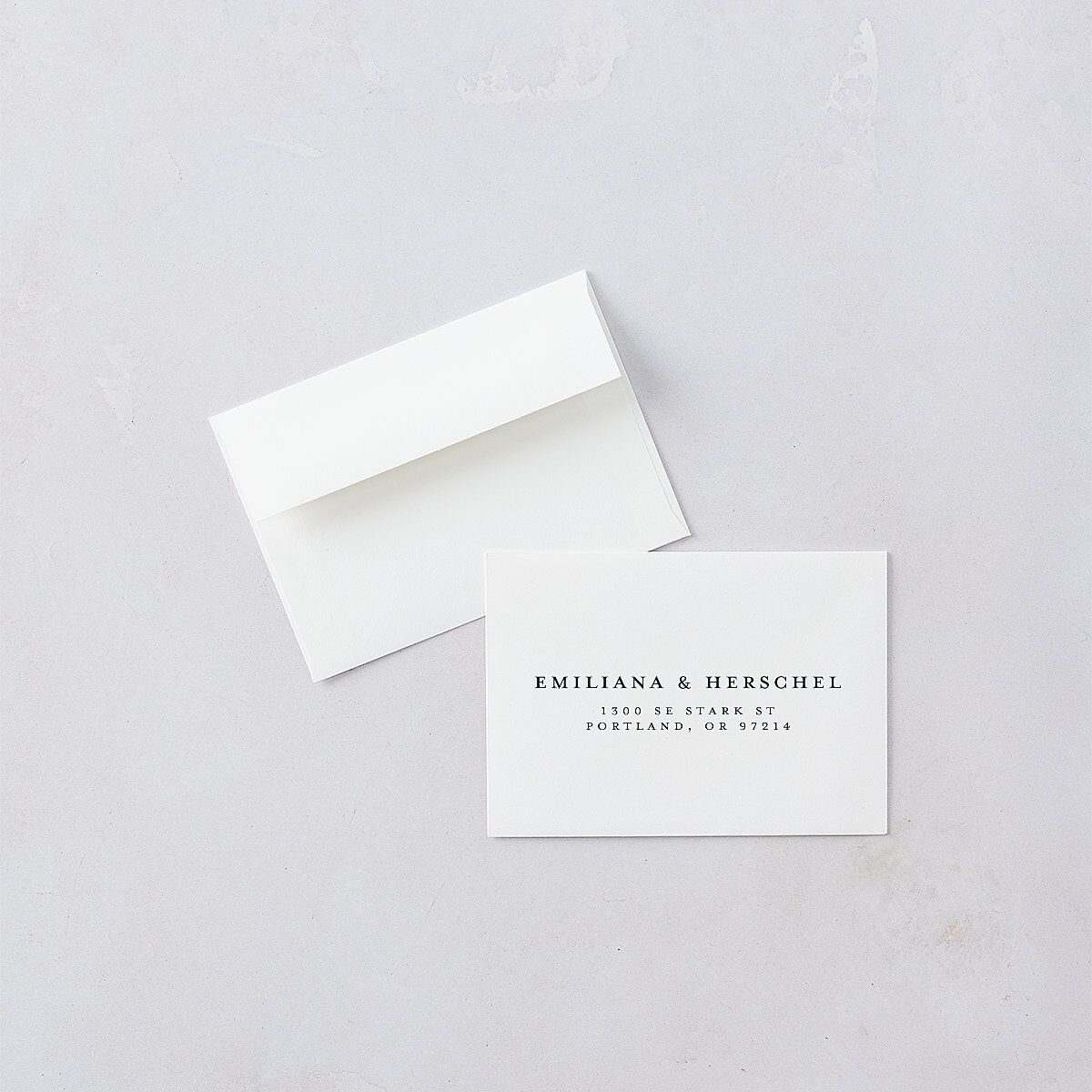 Mountain Sky Foil Wedding Response Cards Gold Navy Signature Standard