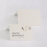 Together Place Cards Gold Champagne Signature