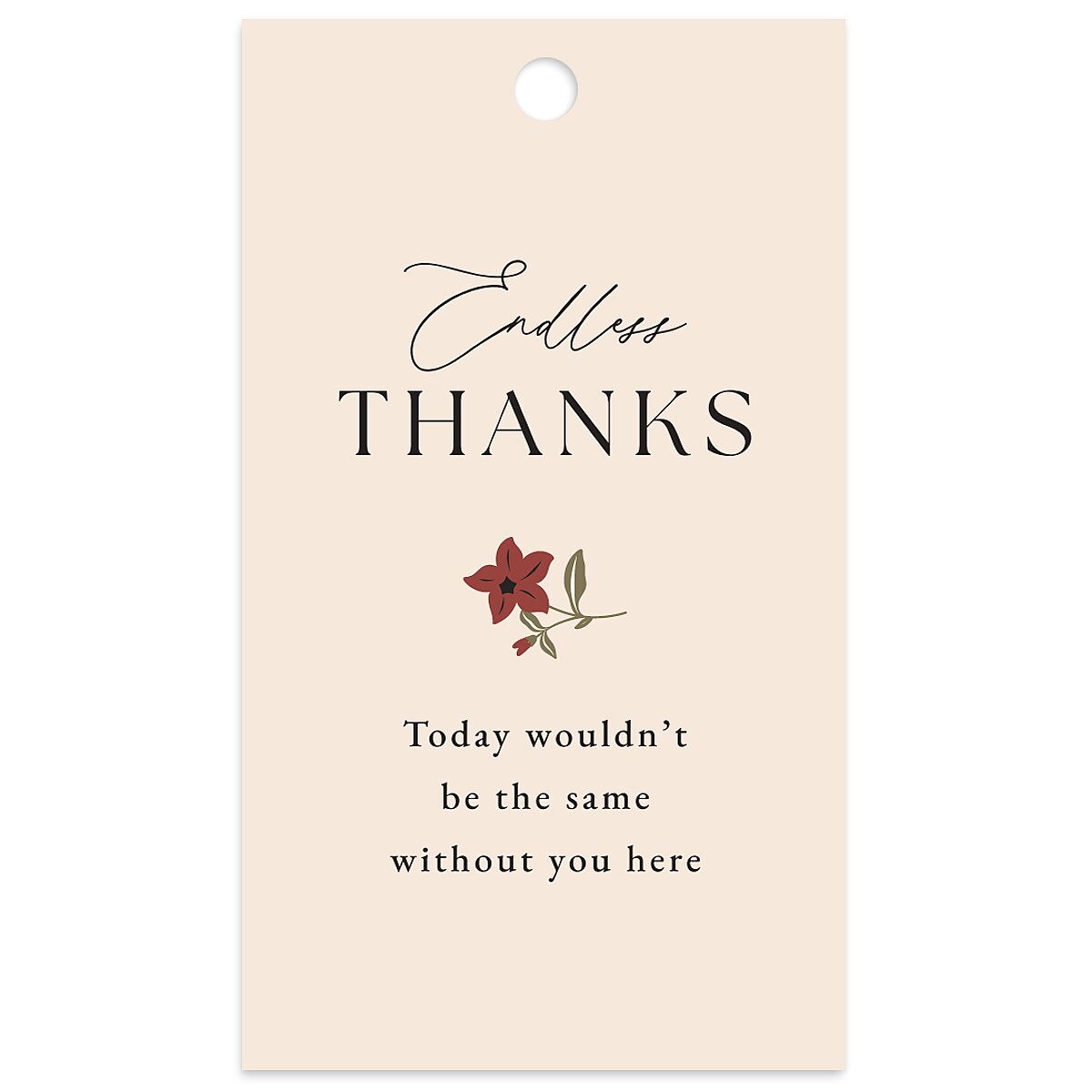 Flora Garden Border Favor Gift Tags