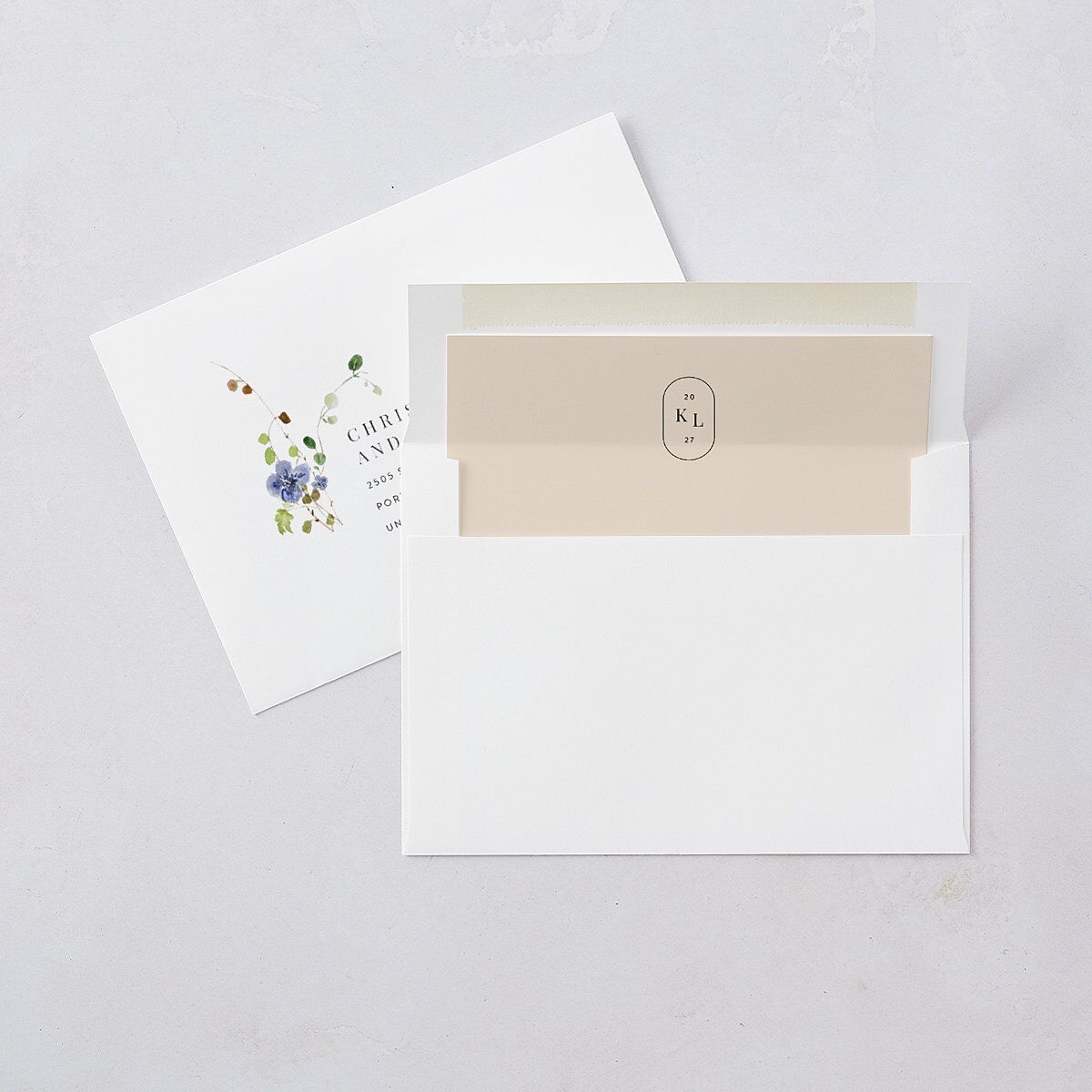 Glistening Wildflower Wedding Invitations — view 7