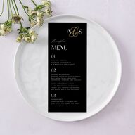Together Menus Gold Licorice Signature