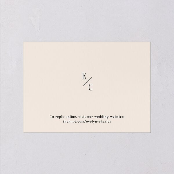 Whimsical Hand Drawn Bow Wedding Response Cards Linen Signature Standard