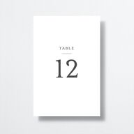 Southern Oak Tree Table Numbers Pure White Signature