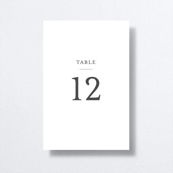 Southern Oak Tree Table Numbers Pure White Signature