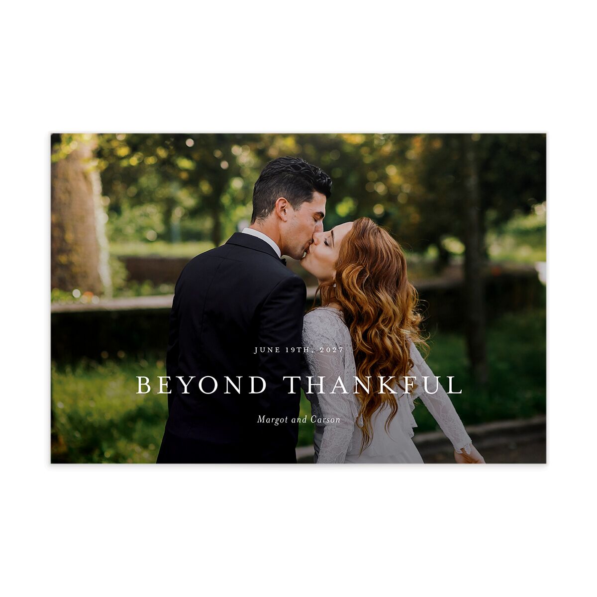 Southern Oak Tree Thank You Postcards