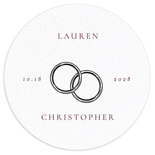 Lasting Frame Coasters Merlot Cardboard Circle