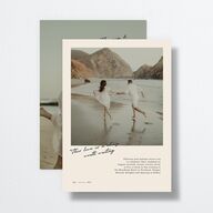 Vintage Film Wedding Invitations Sand Signature No Standard