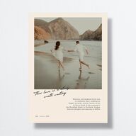 Vintage Film Wedding Invitations Sand Signature No Standard