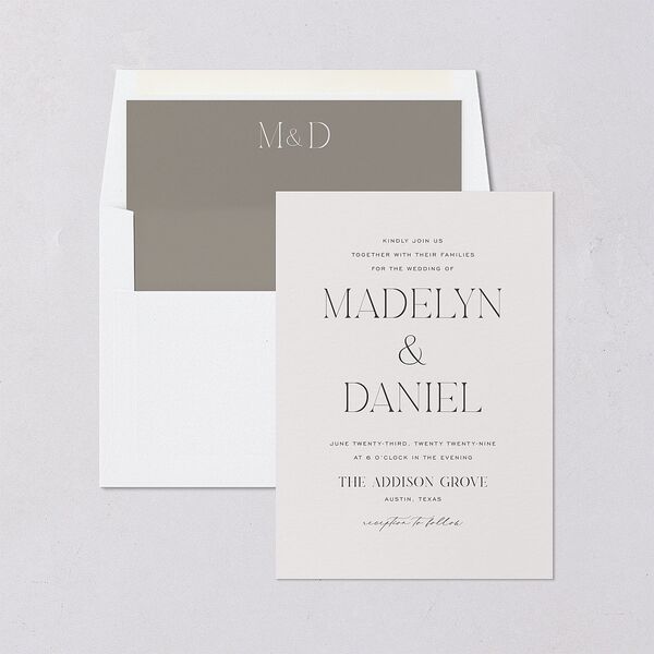 Ampersand Greenery Envelope Liners Linen Standard