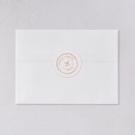 Timeless Passport Wedding Stickers Linen Circle
