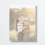 Classic Picture Wedding Invitations Pure White Signature No Standard