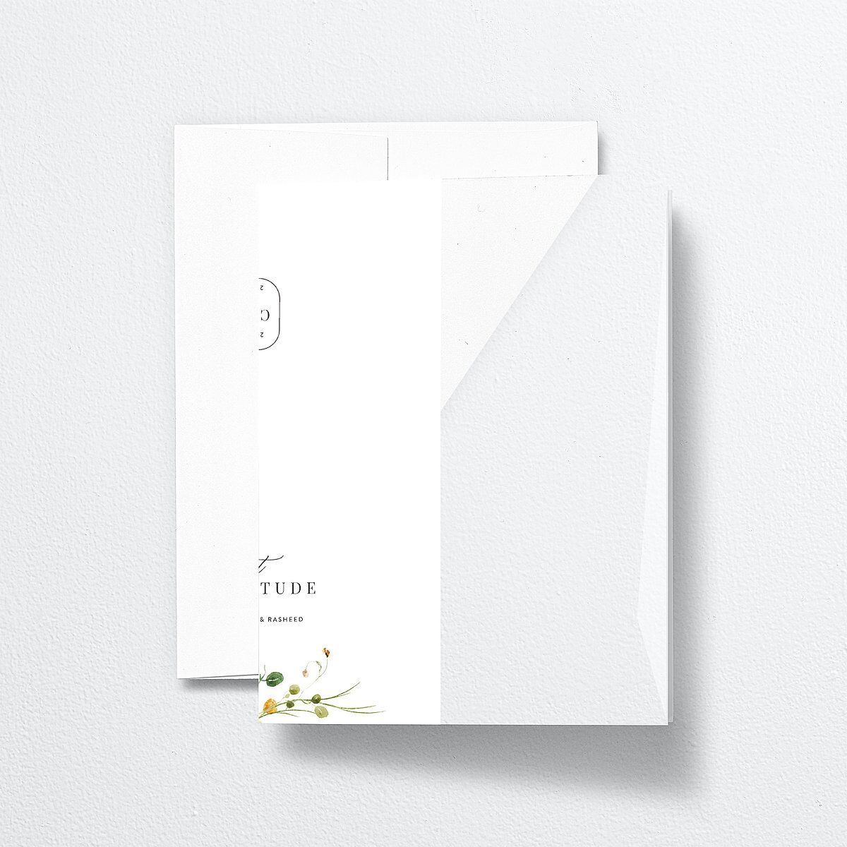 Delicate Wildflower Thank You Cards — view 1