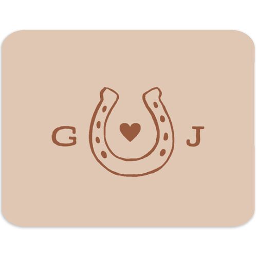 Western I Do BBQ Wedding Stickers Saddle Rounded