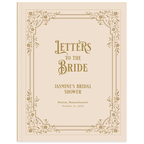 New Chapter Vintage Storybook Bridal Shower Guest Books Linen