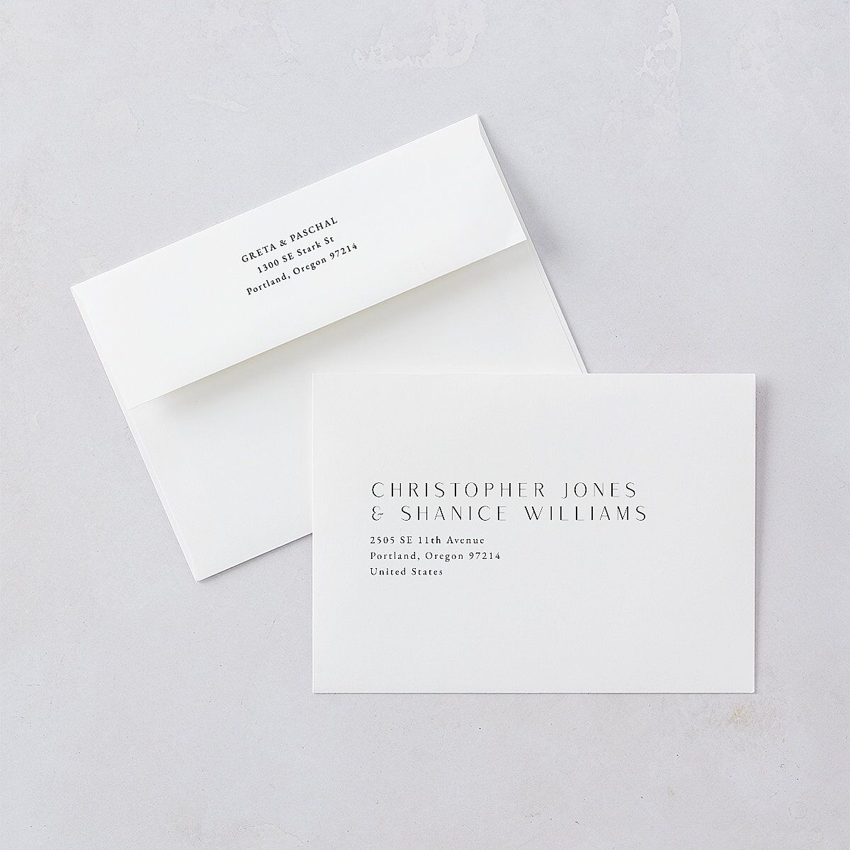 Lavish Palm Wedding Invitations Rose Gold Pure White Signature Blank No Standard
