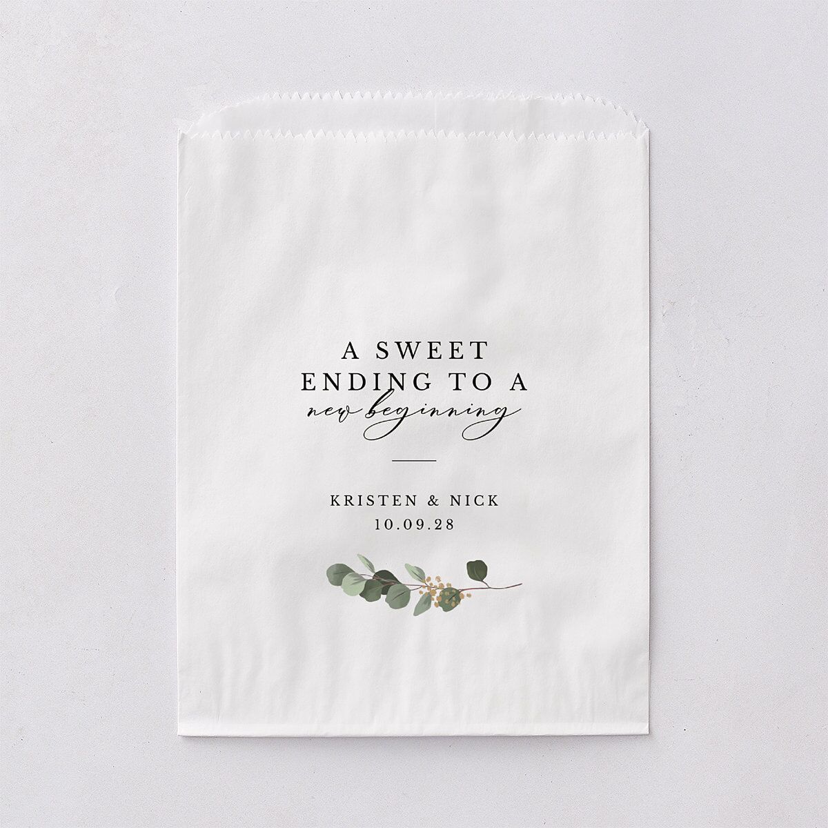 Eucalyptus Frame Favor Bag — view 1