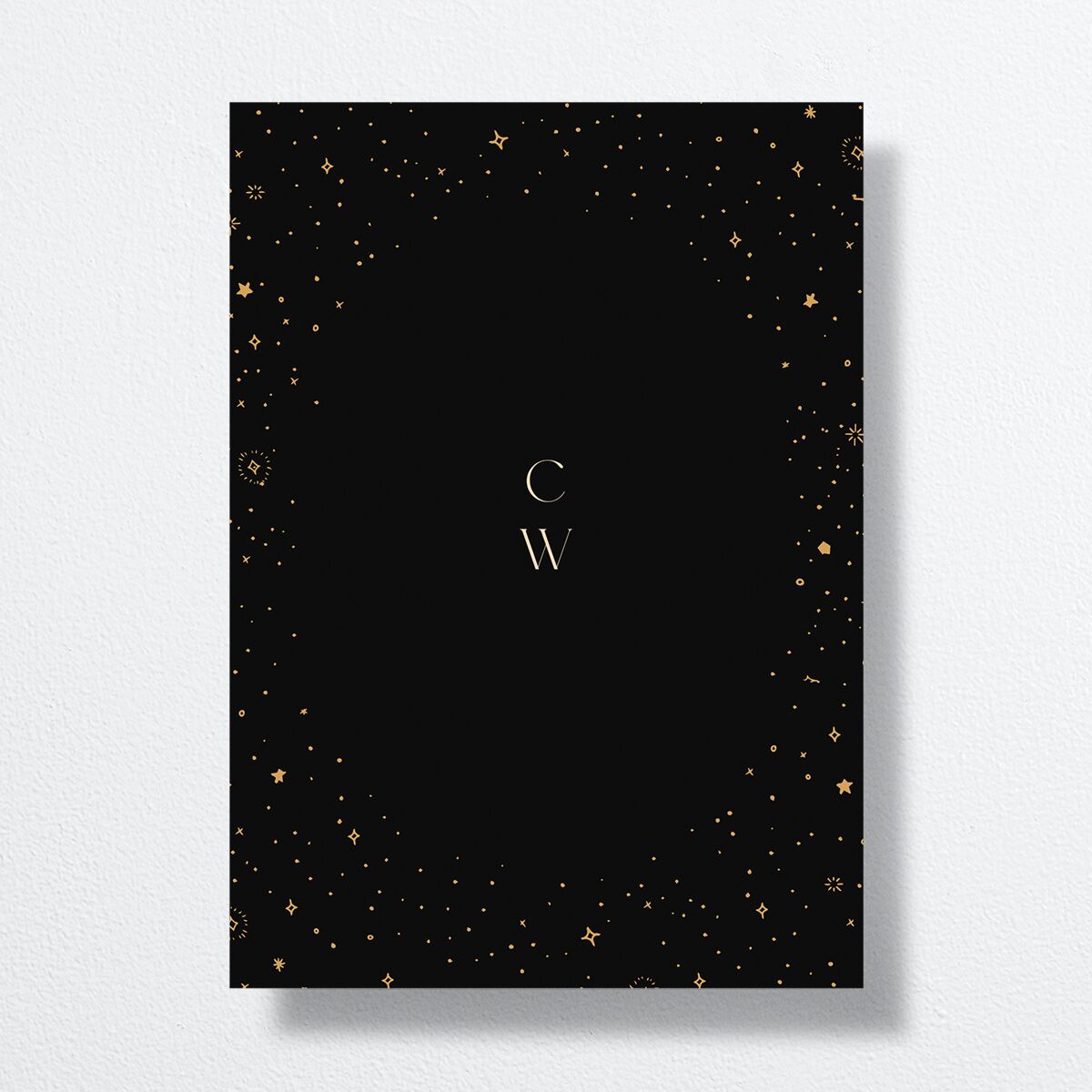 Celestial Galaxy Wedding Invitations Midnight Signature No