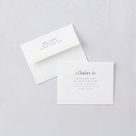 Vintage Script Thank You Cards Midnight