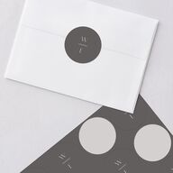 Watercolor Chicago Wedding Stickers Licorice