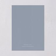 Mountain Wildflowers Wedding Invitations Dusty Blue Signature Blank No Standard