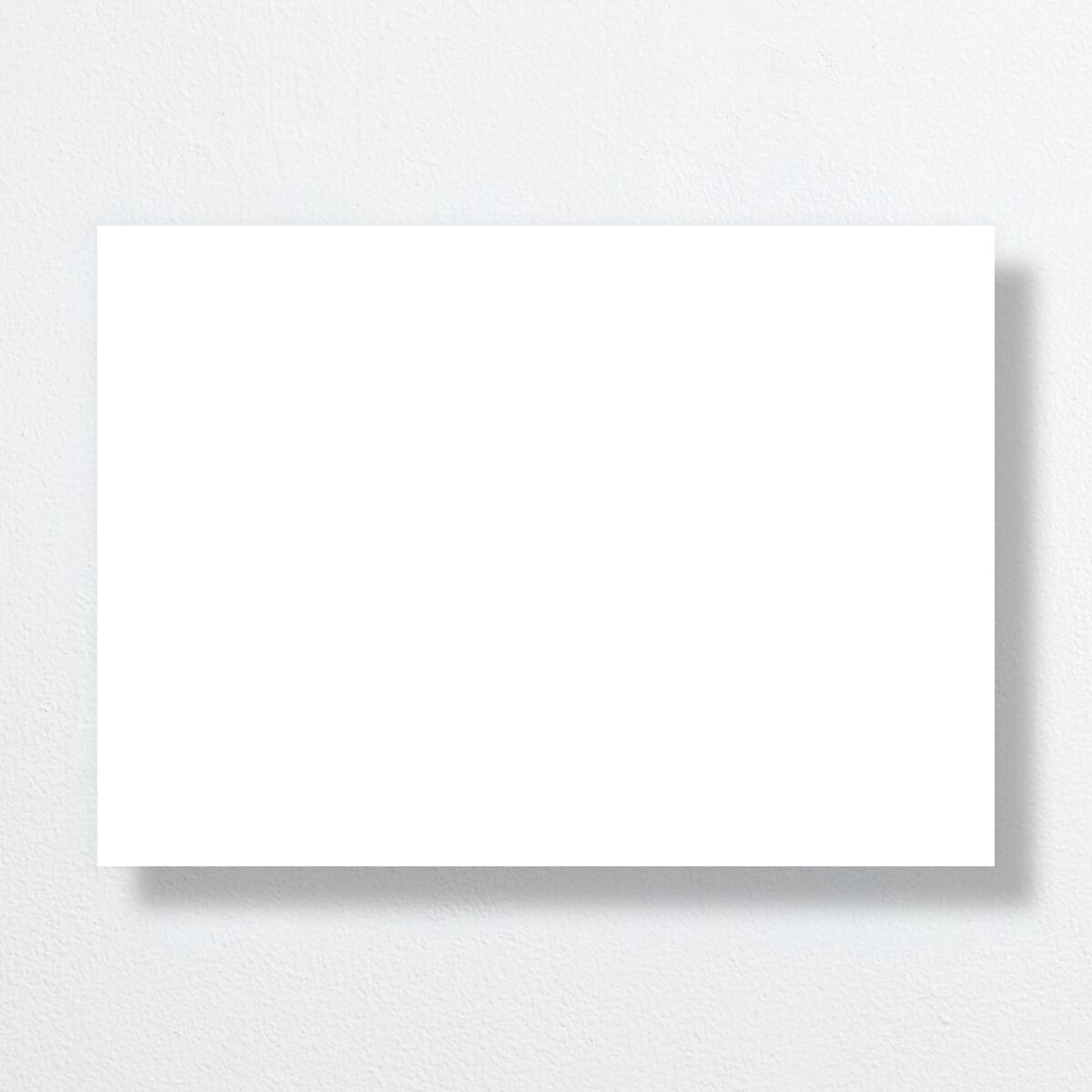 Upload Your Own Design Landscape Save the Date Cards Pure White Signature smooth No Standard