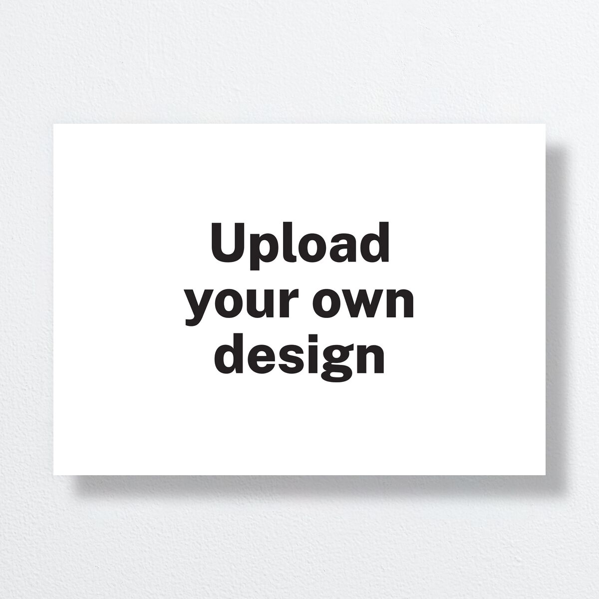 Upload Your Own Design Landscape Save the Date Cards Pure White Signature smooth No Standard