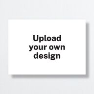Upload Your Own Design Landscape Save the Date Cards Pure White Signature smooth No Standard