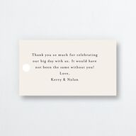 Cosmopolitan Favor Gift Tags Champagne Signature