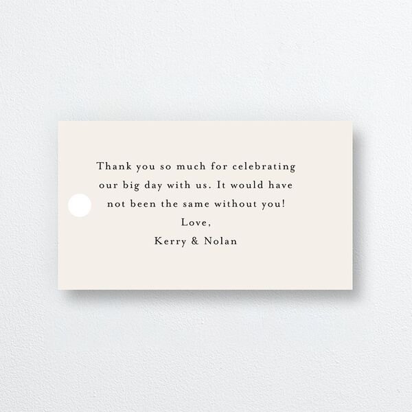 Cosmopolitan Favor Gift Tags Champagne Signature