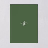 Etched Mountains Rehearsal Dinner Invitations Hunter Green Signature Blank Standard