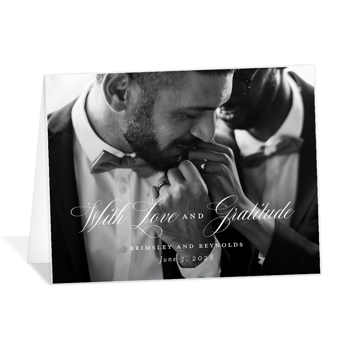 Elegant Antique Toile Frame Thank You Cards by Bridgerton