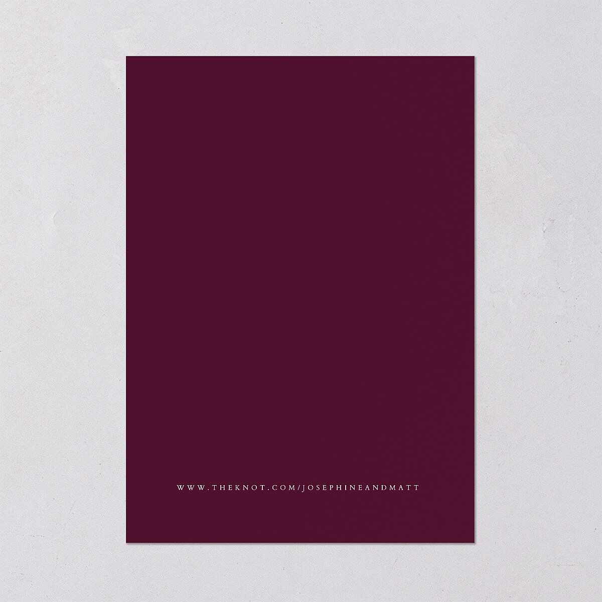 Double Frame Wedding Invitations Gold Bordeaux Signature Blank No Standard