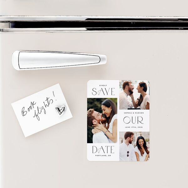 Beloved Union Save The Date Magnets Ocean Magnet Paper