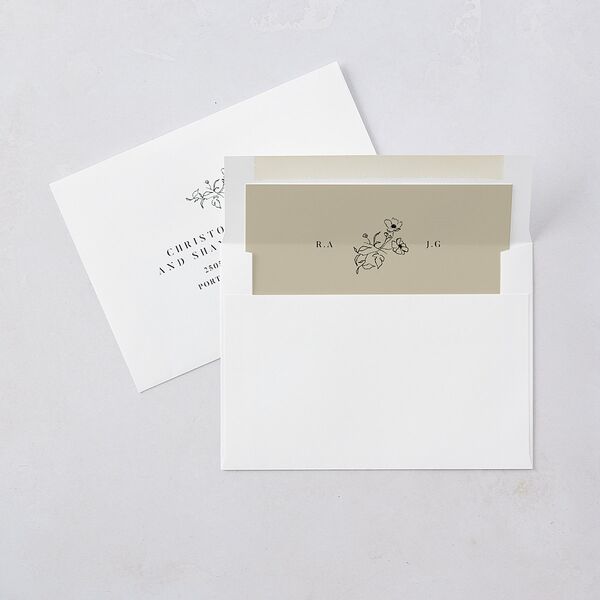 Elegant Minimal Save The Date Cards Champagne Signature smooth Blank No Standard