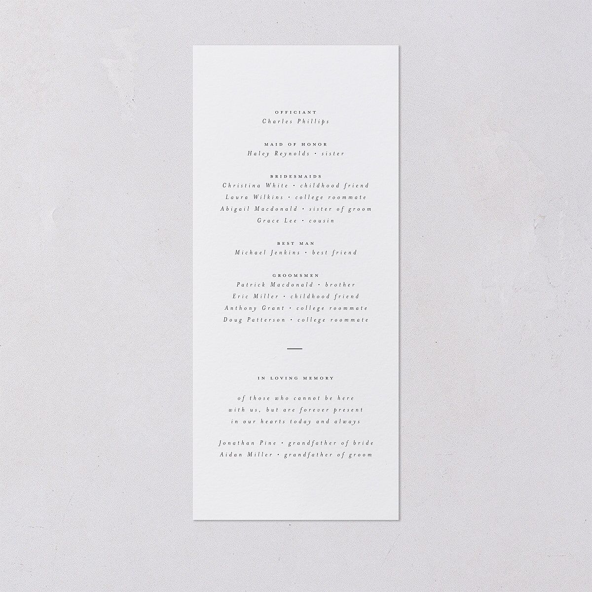 Glistening Garden Wedding Programs Gold Linen Signature