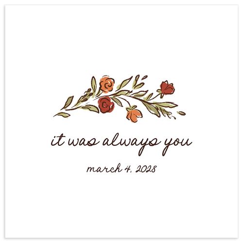 Hand Drawn Tablescape Luncheon Napkins Camel Napkin Uncoined