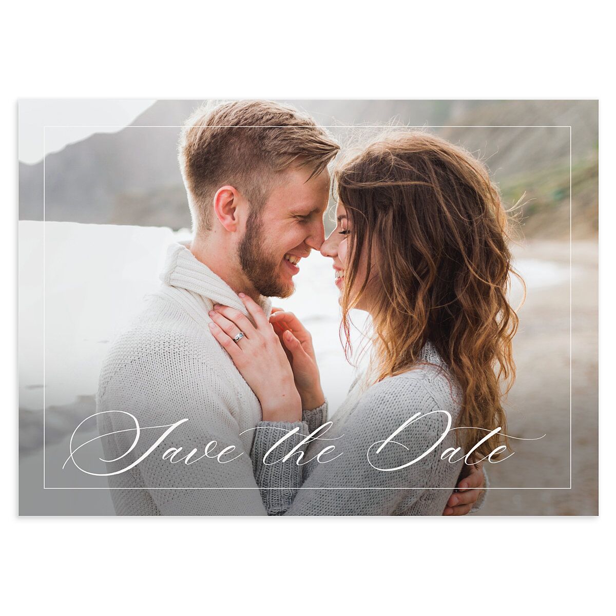 Minimal Icon Save The Date Cards