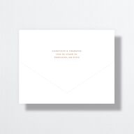 Dark Vintage Fantasy All-in-One Wedding Invitations Midnight Signature Light Both Recipient and Return Addresses No