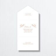 Dark Vintage Fantasy All-in-One Wedding Invitations Midnight Signature Light Both Recipient and Return Addresses No