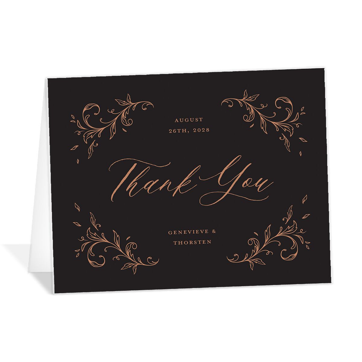 Dark Vintage Fantasy Thank You Cards