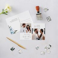 Beloved Union Save the Date Postcards Ocean