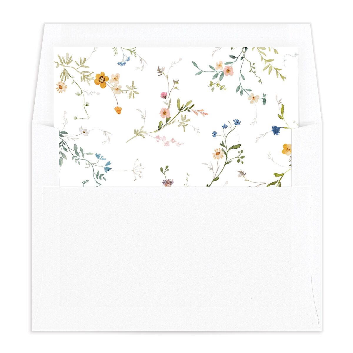 Dainty Wildflowers Envelope Liners