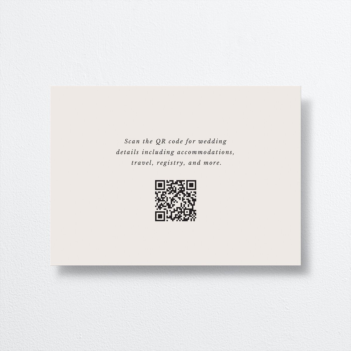 Simple Bohemian Wildflowers Wedding Enclosure Cards — view 2