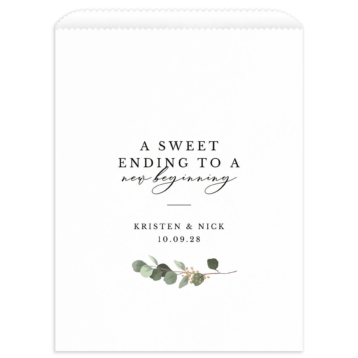 Eucalyptus Frame Favor Bag