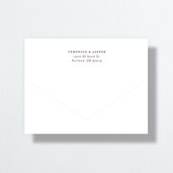 Formal Opulent Frame All-in-One Wedding Invitations Bordeaux No Signature Light Both Recipient and Return Addresses