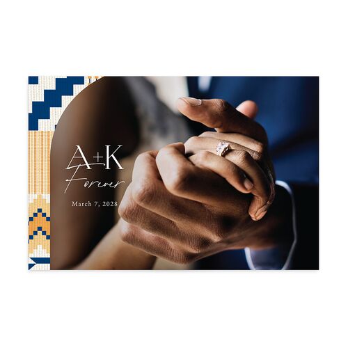 Ankara Print Thank You Postcards Maritime