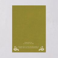 Wildflower Nouveau Bridal Shower Invitations Dark Camo Signature Blank Standard