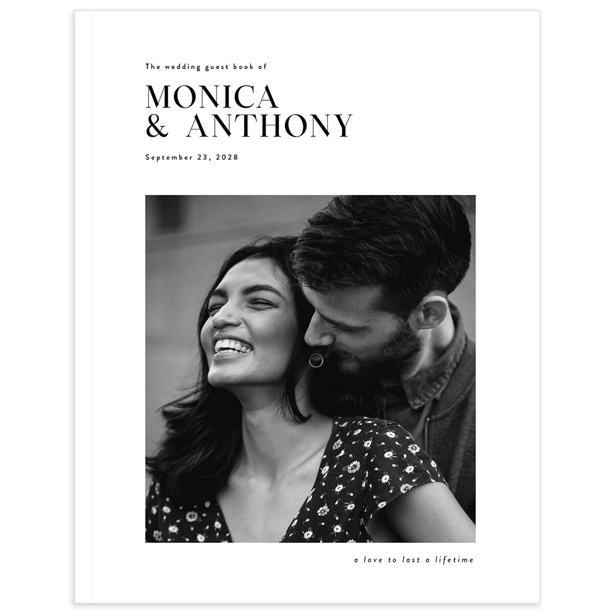 Simple Editorial Photo Guest Books