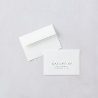 Illuminated Trees Wedding Response Cards Moody Blue Signature Standard