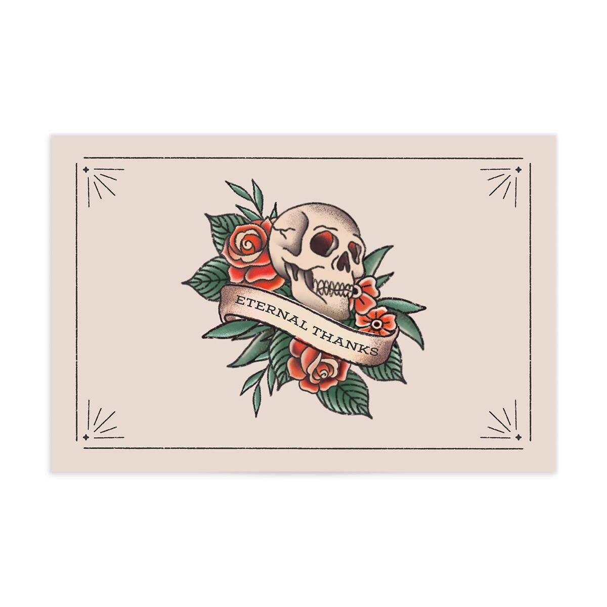 Til Death Tattoos Thank You Postcards
